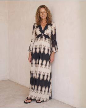 Jersey Kleid in  schwarz von Made in France (Bild 6)