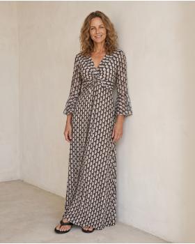 Jersey Kleid in  schwarz von Made in France (Bild 6)