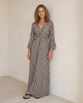 Jersey Kleid in  schwarz von Made in France (Bild 6)