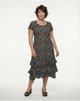 Jersey Kleid Baumwolle in  schwarz von FASHION (Bild 2)