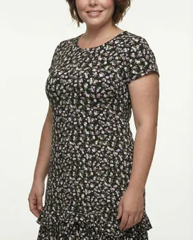 Jersey Kleid Baumwolle in  schwarz von FASHION (Bild 3)