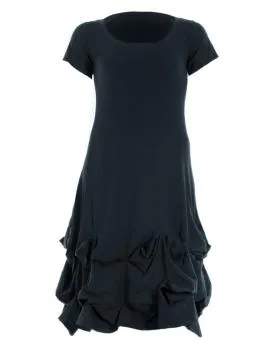 Jersey Kleid Baumwolle in  schwarz von FASHION (Bild 1)