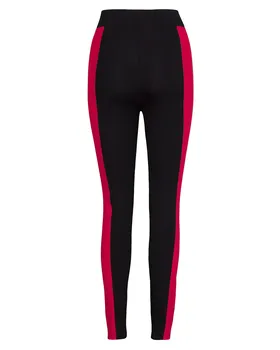 Jersey Leggings mit Streifen in  schwarz von Made in Italy (Bild 2)