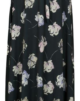 Jersey Maxikleid Wickeloptik in  oliv von Fifilles Paris (Bild 3)