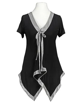 Jerseyshirt Bicolor in  schwarz von Mary Cool (Bild 1)