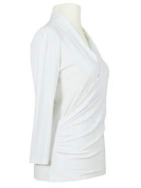Jersey Shirt Wickeloptik in  wei� von RESTART (Bild 2)