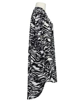 Jersey Tunika Zebramuster in  schwarz von Made in Italy (Bild 2)
