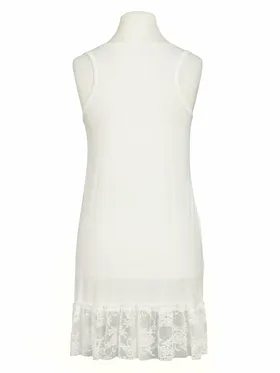 Jersey Unterkleid mit Spitze in  milchwei� von Pression (Bild 2)