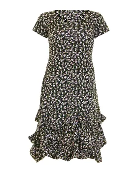 Jersey Kleid Baumwolle in  schwarz von FASHION (Bild 1)