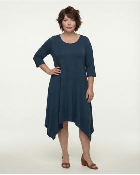 Jerseykleid A-Schnitt in  blau von Jean-Marc-Philippe (Bild 3)