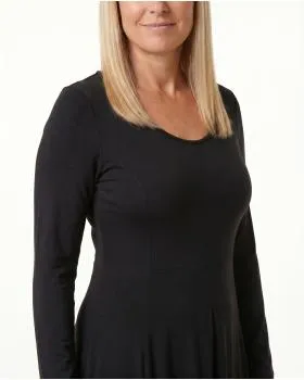 Jerseykleid Ballonform in  schwarz von RESTART (Bild 3)
