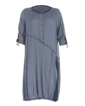 Jerseykleid Ballonform in  taubenblau von Zedd (Bild 1)