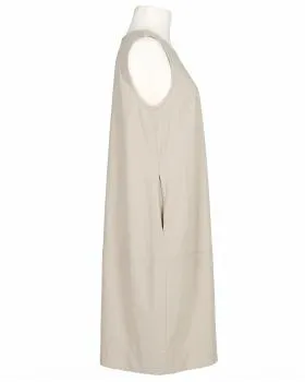 Jerseykleid Ballonschnitt in  beige von Made in Italy (Bild 2)