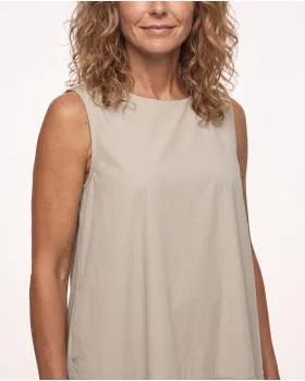 Jerseykleid Ballonschnitt in  beige von Made in Italy (Bild 4)