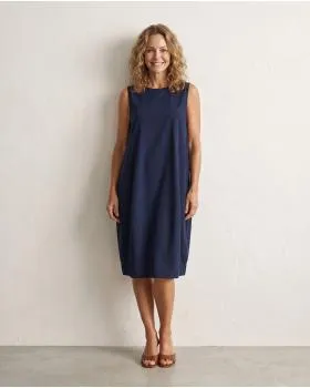 Jerseykleid Ballonschnitt in  blau von Made in Italy (Bild 5)