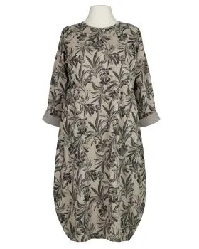 Jerseykleid Floral in  beige von Made in Italy (Bild 1)