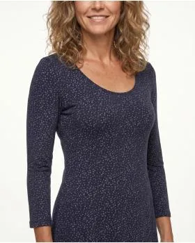 Jerseykleid mit Punkten in  blau von Selected Touch (Bild 3)