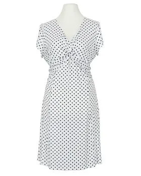Jerseykleid mit Punkten in  wei� von Dream Fashion (Bild 1)