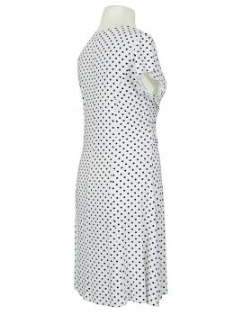 Jerseykleid mit Punkten in  weiss von Dream Fashion (Bild 2)
