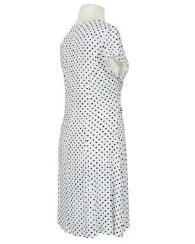 Jerseykleid mit Punkten in  wei� von Dream Fashion (Bild 2)