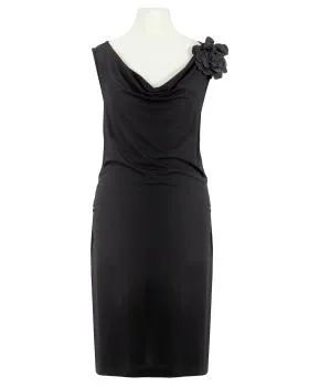 Jerseykleid mit Spitze in  schwarz von esperance Paris (Bild 1)
