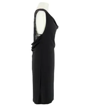 Jerseykleid mit Spitze in  schwarz von esperance Paris (Bild 2)