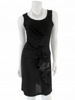 Jerseykleid mit Volant in  schwarz von esperance Paris (Bild 1)