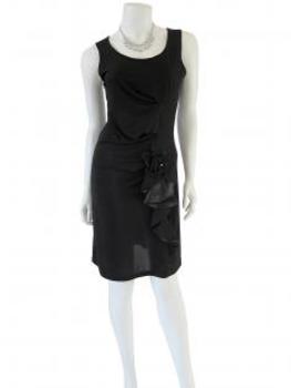 Jerseykleid mit Volant in  schwarz von esperance Paris (Bild 2)