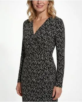 Jerseykleid Muster in  schwarz von S-twelve (Bild 5)