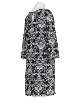 Jerseykleid Ornamentmuster in  schwarz von Diana (Bild 2)