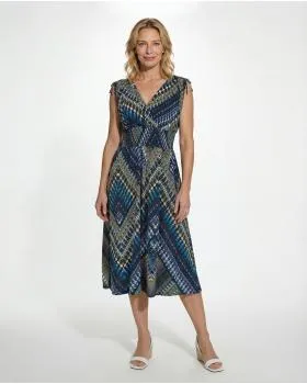 Jerseykleid Print in  dunkelblau von Diana (Bild 3)