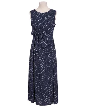 Jerseykleid Punkte in  blau von Made in Italy (Bild 1)