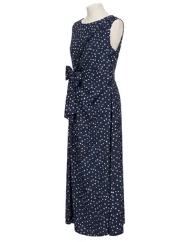 Jerseykleid Punkte in  blau von Made in Italy (Bild 2)