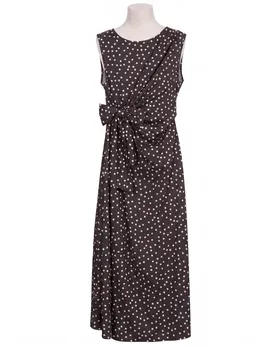 Jerseykleid Punkte in  braun von Made in Italy (Bild 1)