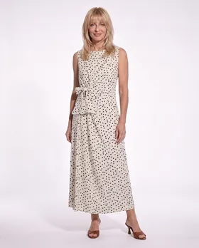 Jerseykleid Punkte in  creme von Made in Italy (Bild 3)