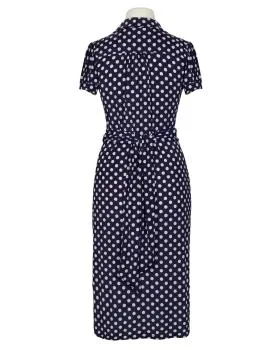 Jerseykleid Punkte in  dunkelblau von Fifilles Paris (Bild 2)