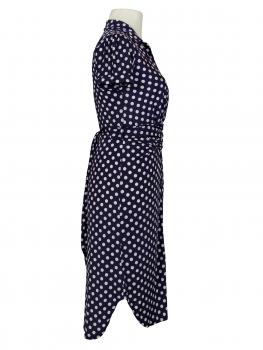 Jerseykleid Punkte in  dunkelblau von Fifilles Paris (Bild 3)