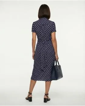 Jerseykleid Punkte in  dunkelblau von Fifilles Paris (Bild 5)