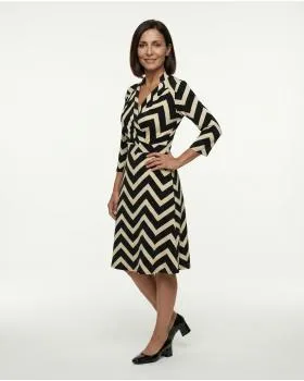 Jerseykleid Streifen in  schwarz von Fifilles Paris (Bild 4)