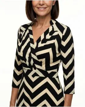 Jerseykleid Streifen in  schwarz von Fifilles Paris (Bild 6)