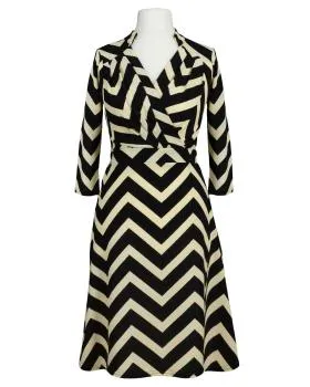 Jerseykleid Streifen in  schwarz von Fifilles Paris (Bild 1)