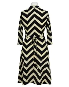 Jerseykleid Streifen in  schwarz von Fifilles Paris (Bild 2)