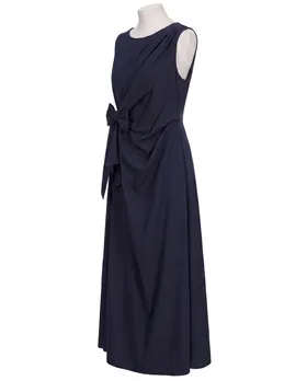 Jerseykleid Wickeloptik in  blau von Made in Italy (Bild 2)