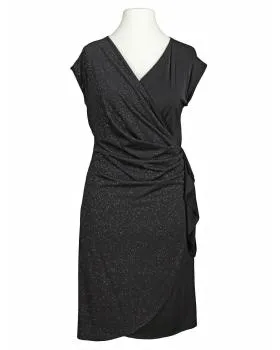 Jerseykleid Wickeloptik in  schwarz von esperance Paris (Bild 1)