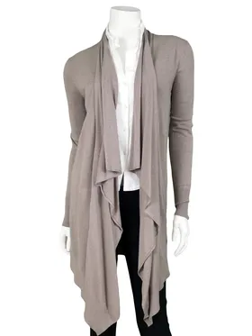 Strickjacke mit Cashmere in  hellbraun von Pronto Moda (Bild 1)
