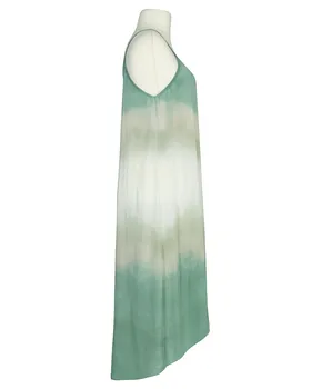 Tr�gerkleid Batik in  khaki von Spaziodonna (Bild 2)
