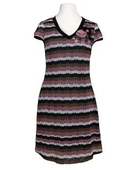 Kleid Ajourstrick in  schwarz von Exquisss Paris (Bild 1)
