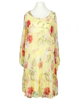 Kleid 2-tlg. mit Seide in  gelb von Made in Italy (Bild 1)