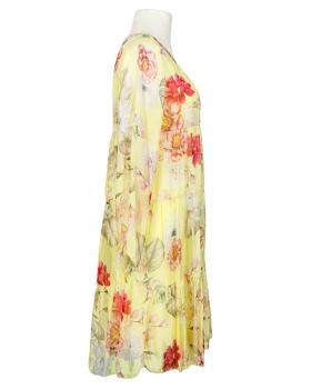 Kleid 2-tlg. mit Seide in  gelb von Made in Italy (Bild 2)