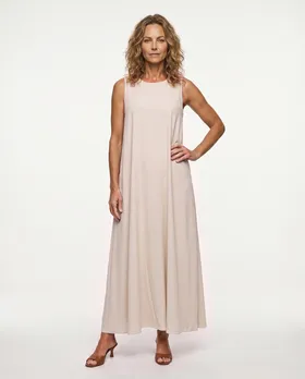 Kleid A-Linie in  beige von New Collection (Bild 3)